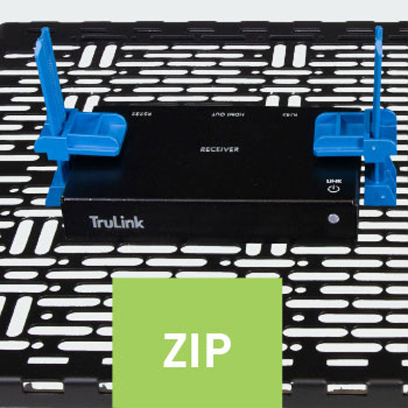 Middle Atlantic Forward Small Device Mount Clamps FWD-SIDECLMP-24, cable management tool zip step