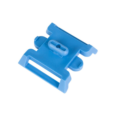 Middle Atlantic Forward Cable Management FWD-TSW-15, blue cable saddle rear view