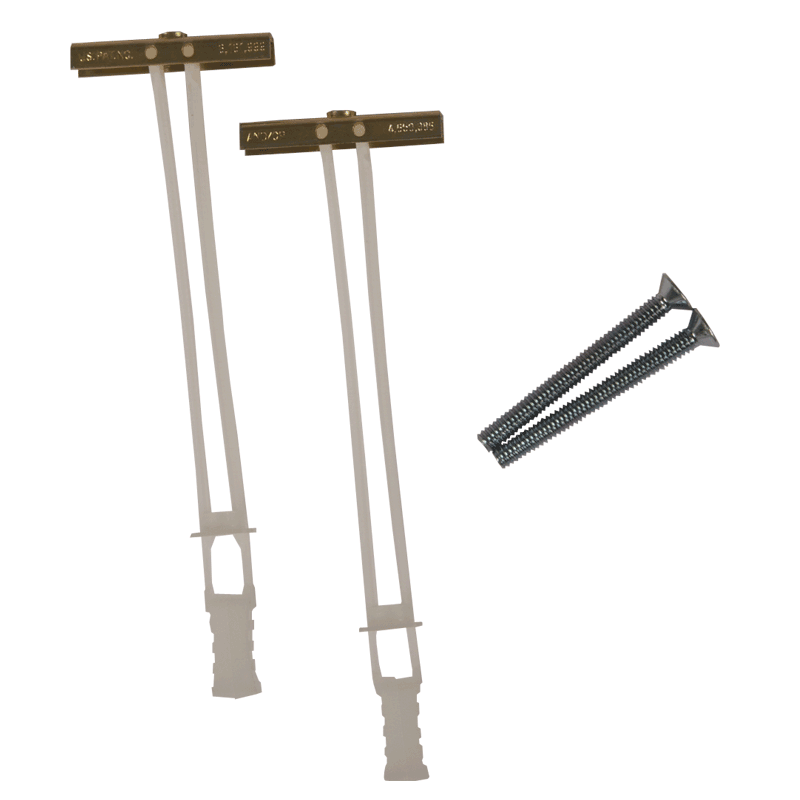 Crimson Metal Stud and Drywall Toggle Bolts (2 Pack) HT2