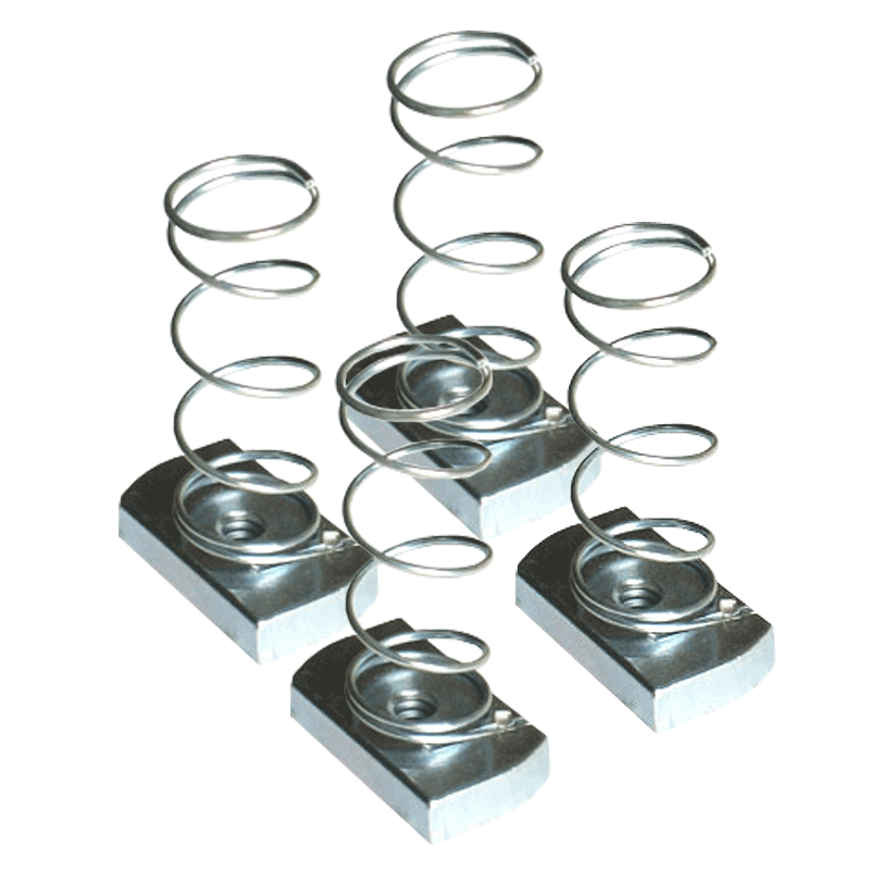 Crimson Unistrut Hardware Pack of Bolts and Spring Nuts (4 Pack) HU4
