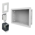 Peerless-AV In-wall Storage Box (14x9, Duplex Surge, WHT) IB14X9-AC-W