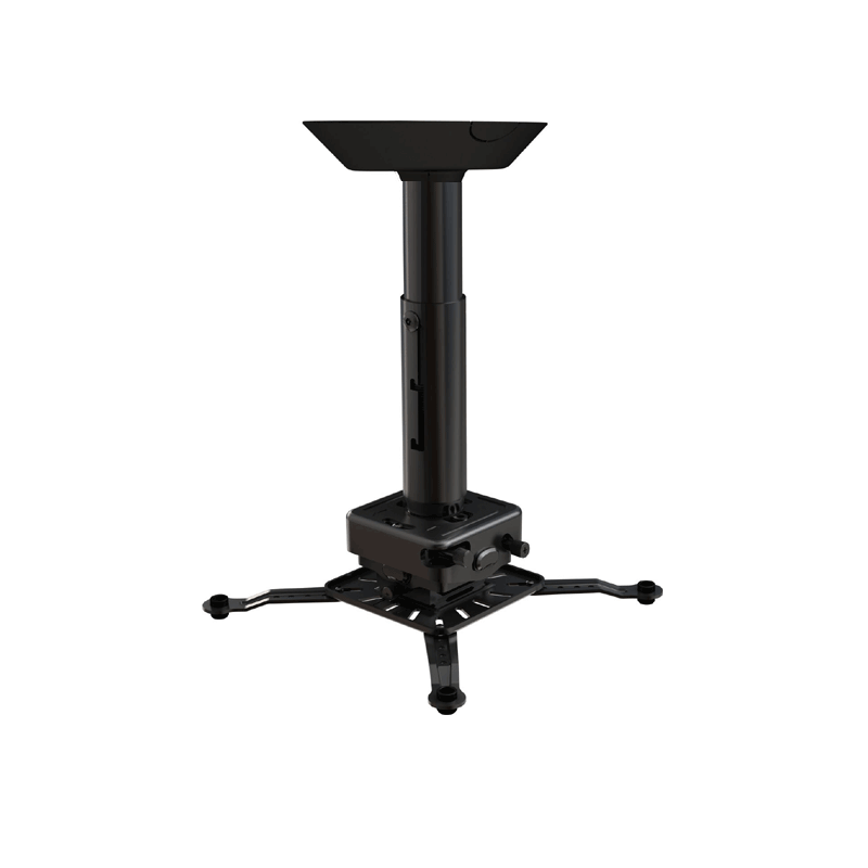 Crimson Adjustable Height Ceiling Projector Mount with 6-11 inch Drop (Black) JKR3-11A