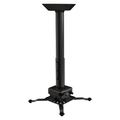 Crimson Adjustable Height Ceiling Projector Mount with 18-24 inch Drop (Black) JKR3-24A
