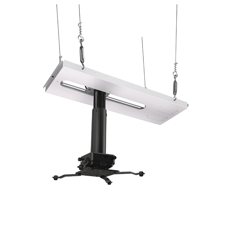 Crimson Adjustable Height Suspended Ceiling Projector Kit with 6-11 inch Drop (Black) JKS3-11A