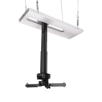 Crimson Adj Height Suspended Ceiling Projector Kit JKS-11A, suspended projector ceiling mount in a front view