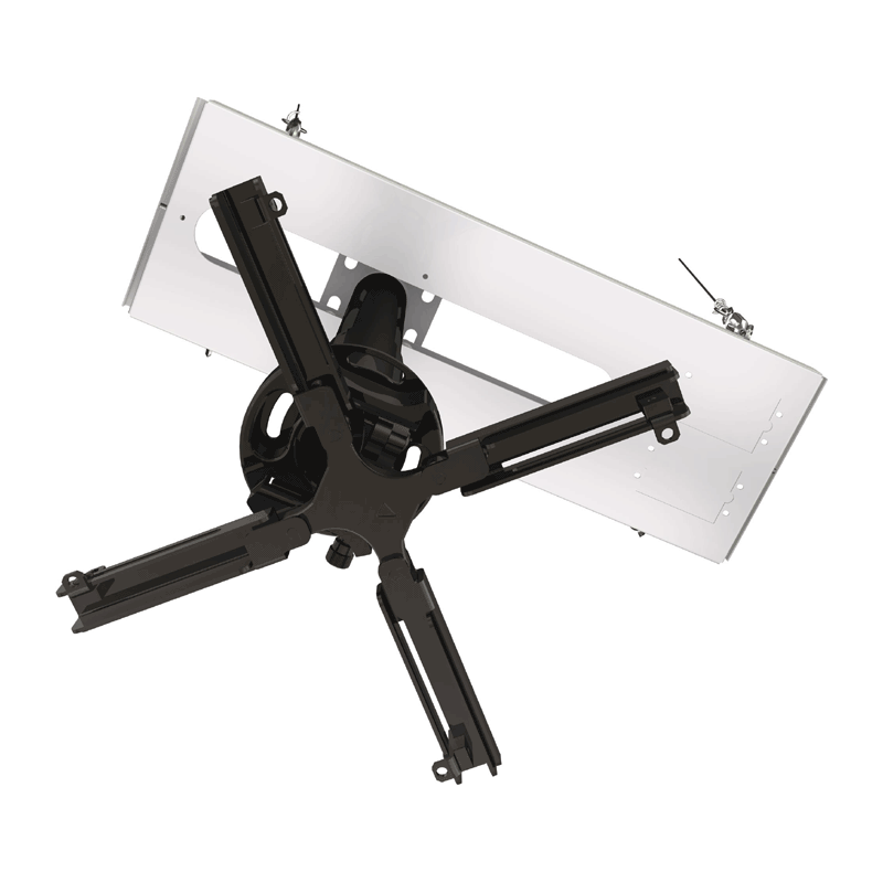 Crimson Adj Height Suspended Ceiling Projector Kit JKS-11A, suspended projector ceiling mount viewed from below