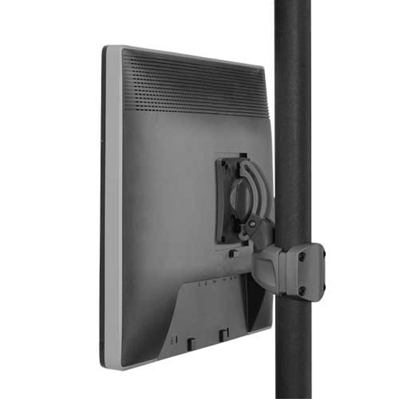 Chief Kontour Extreme Tilt and Pivot Pole Mount (Black) K0P100B