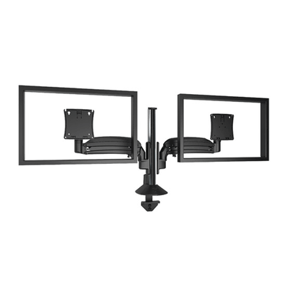 Chief Kontour Dual Screen Dynamic Column Desk Mount (Black) K1C210B