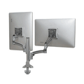 Chief Kontour Reduced Height Dual Screen Dynamic Column Desk Mount (Silver) K1C220SXRH