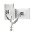 Chief Kontour Dual Screen Dynamic Column Desk Mount (Silver) K1C220S