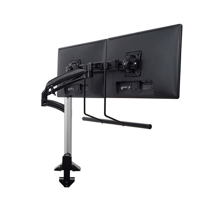 Chief Kontour Reduced Height Dual Screen Dynamic Array Column Desk Mount (Black) K1C22HBXRH