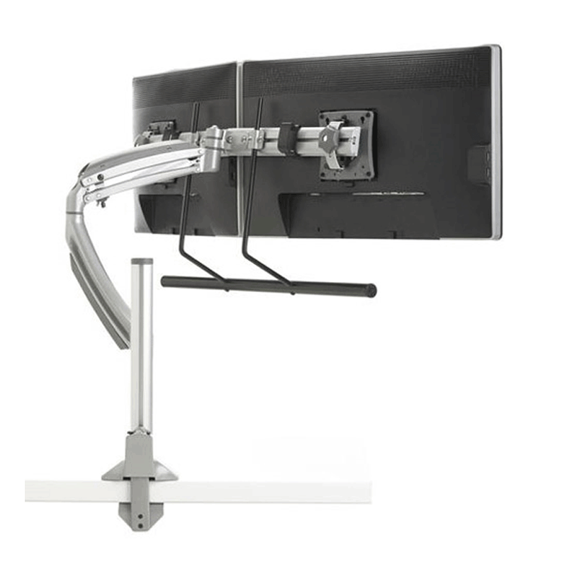 Chief Kontour Dual Screen Array Dynamic Column Desk Mount (Silver) K1C22HS