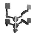 Chief Kontour Quad 2x2 Dynamic Column Desk Mount (Black) K1C420B
