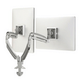 Chief Kontour Dual Screen Dynamic Desk Mount (Silver) K1D220S