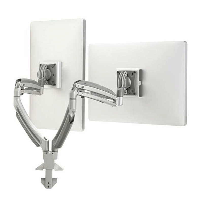 Chief Kontour Dual Screen Dynamic Desk Mount (Silver) K1D220S