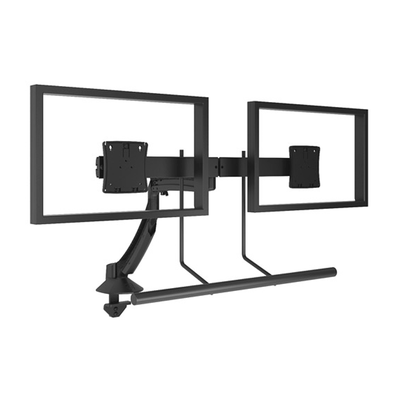 Chief Kontour Dual Screen Array Dynamic Desk Mount (Black) K1D22HB