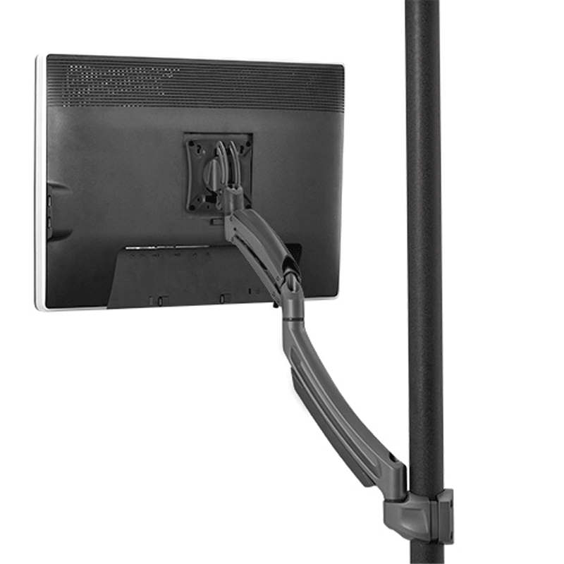 Chief Kontour Single Screen Dynamic Pole Mount (Black) K1P120B