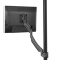 Chief Kontour Single Screen Dynamic Pole Mount (Black) K1P120B