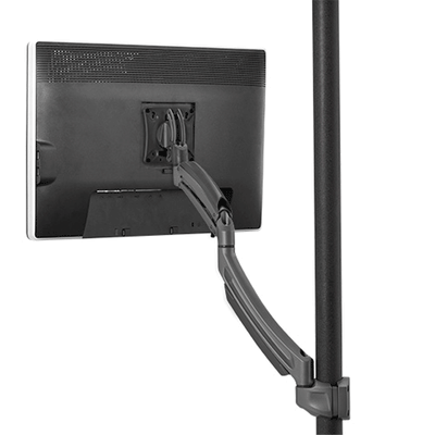 Chief Kontour Single Screen Dynamic Pole Mount (Black) K1P120B