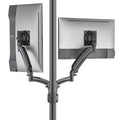 Chief Kontour Dynamic Pole Mount Reduced Height, 2 Monitor, BLK, K1P220BXRH