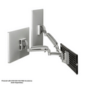 Chief Kontour Dual Screen Dynamic Slat Wall Mount (Silver) K1S220S