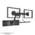 Chief Kontour Dual Screen Array Dynamic Slat Wall Mount (Black) K1S22HB