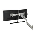 Chief Kontour Dual Screen Array Dynamic Wall Mount (Silver) K1W22HS