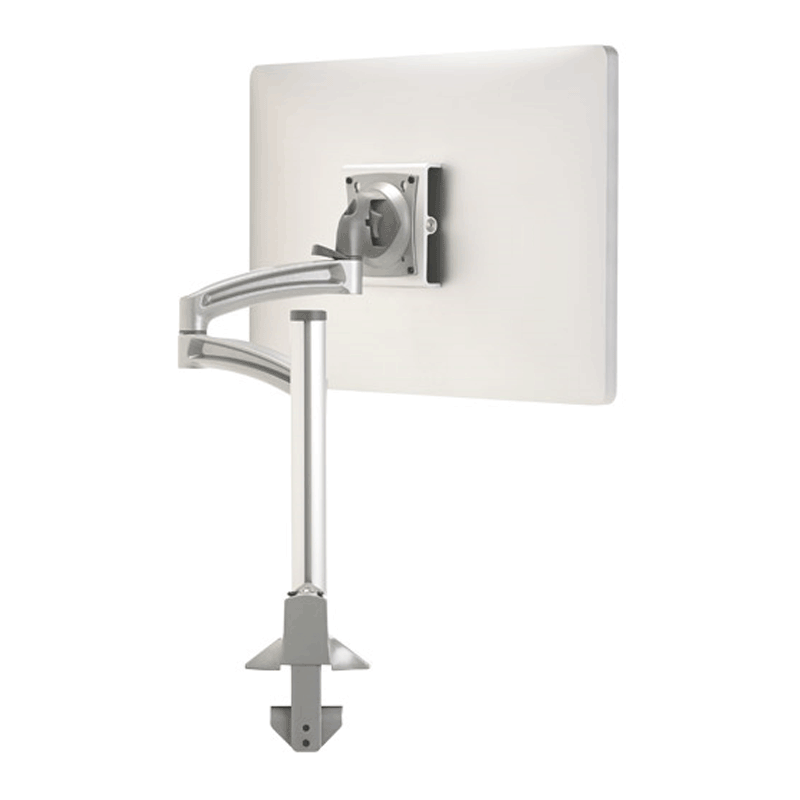 Chief Kontour Single Screen Column Desk Mount (Silver) K2C120S
