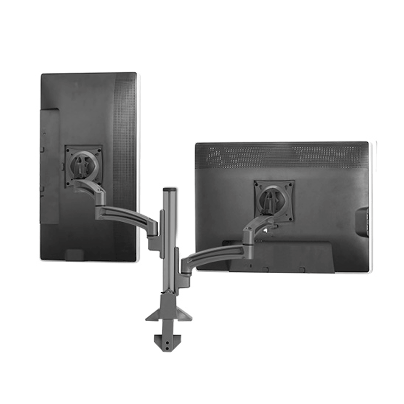 Chief Kontour Dual Screen Column Desk Mount (Black) K2C220B