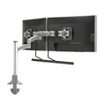 Chief Kontour Dual Screen Array Column Desk Mount (Silver) K2C22HS