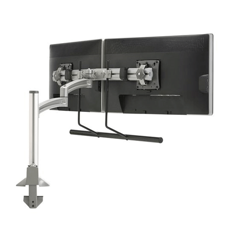 Chief Kontour Dual Screen Array Column Desk Mount (Silver) K2C22HS