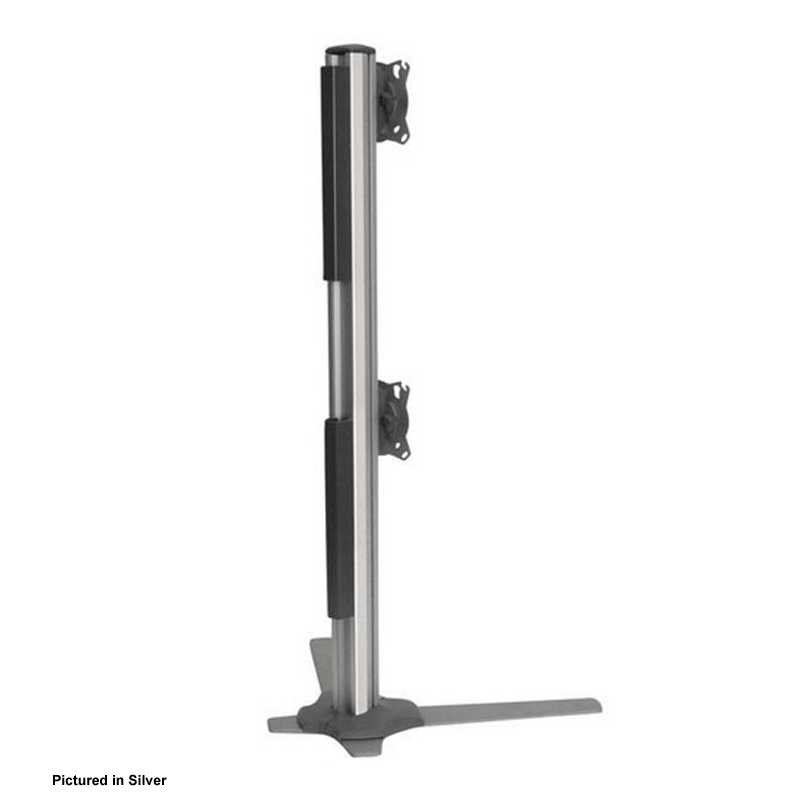 Chief Kontour Free Standing Array Stand K3F120B, silver freestanding display mount front view