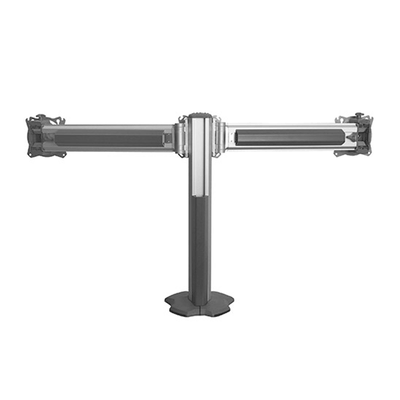 Chief Kontour Monitor Mount Array K3G310S, dual-arm desk mount front view without displays