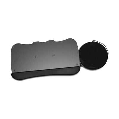 Chief Mini Arm Keyboard Tray KBD-MINI-19T, ergonomic forearm support top view