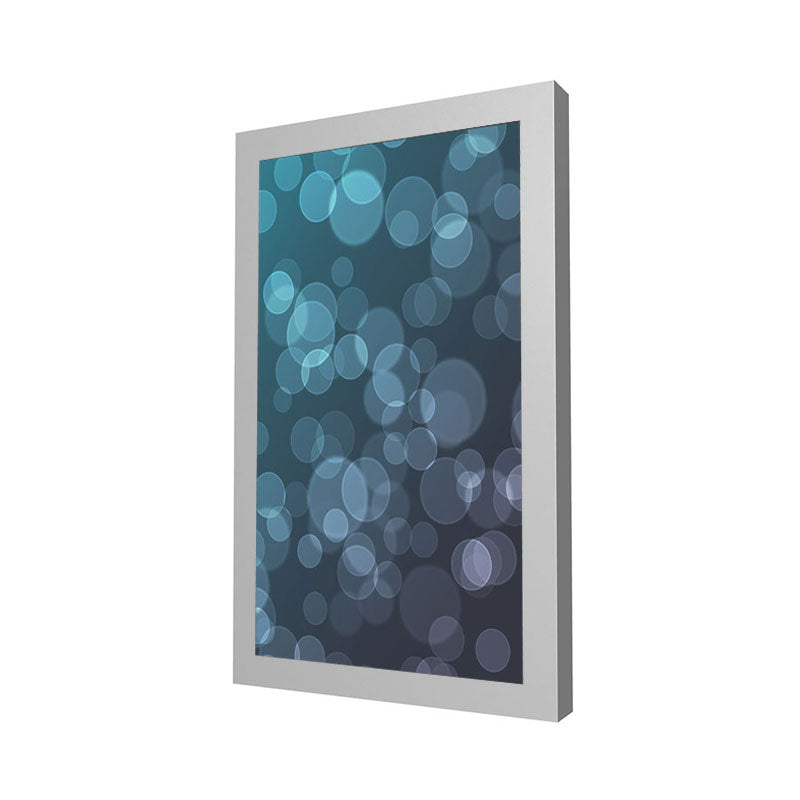 Peerless Indoor Portrait Wall Kiosk Enclosure for 55 inch Screens (Silver) KIP655-S