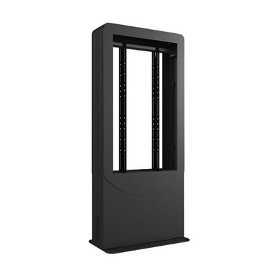 Peerless KIPC2555B-3 Large Indoor Black 55" Back to Back Kiosk