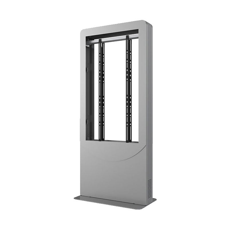 Peerless KIPC2565B-S Indoor Silver 65" Back to Back Portrait Kiosk