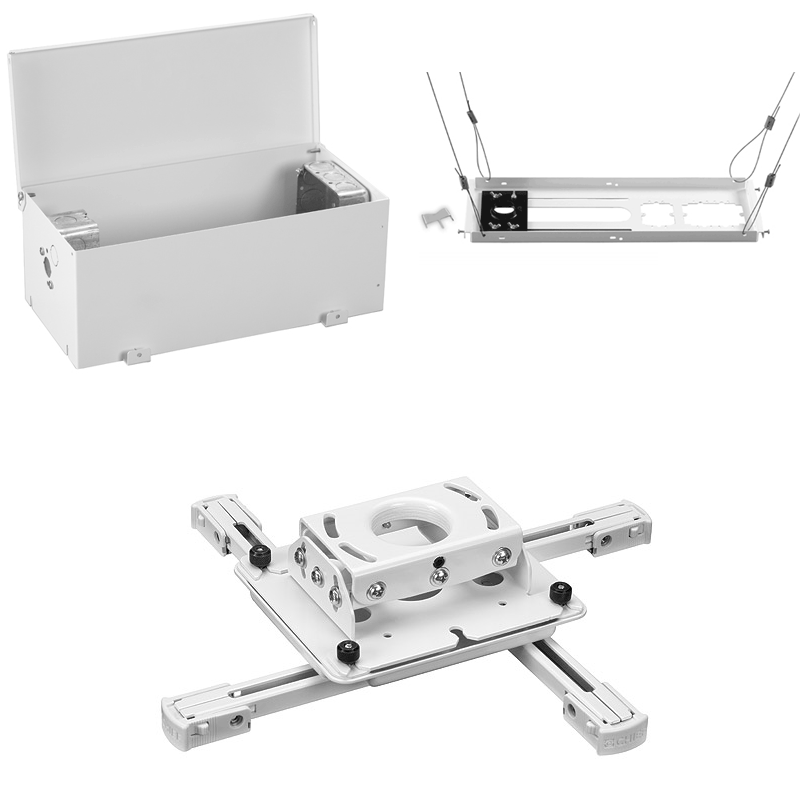 Chief RPAUW CMS440 CMA470 Bundle (White) KITPS000PW