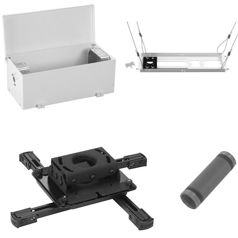 Chief RPAU CMS440 CMS006 CMA470 Bundle (Black) KITPS006P