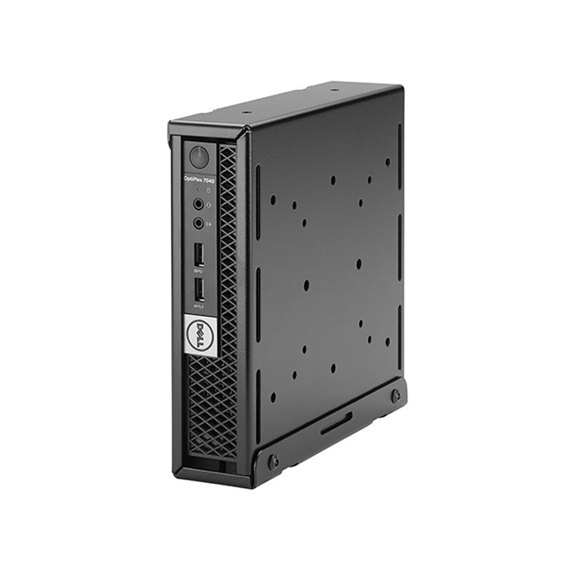 Chief Secure Thin Client PC Mounting Accessory KRA233B, mini desktop computer mounting bracket front three-quarter view