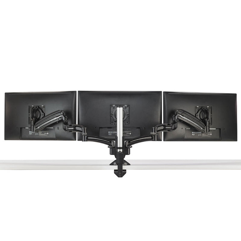 Chief Kontour Slim Dynamic Column Desk Mount, 3 Monitors, Black, KXC330B