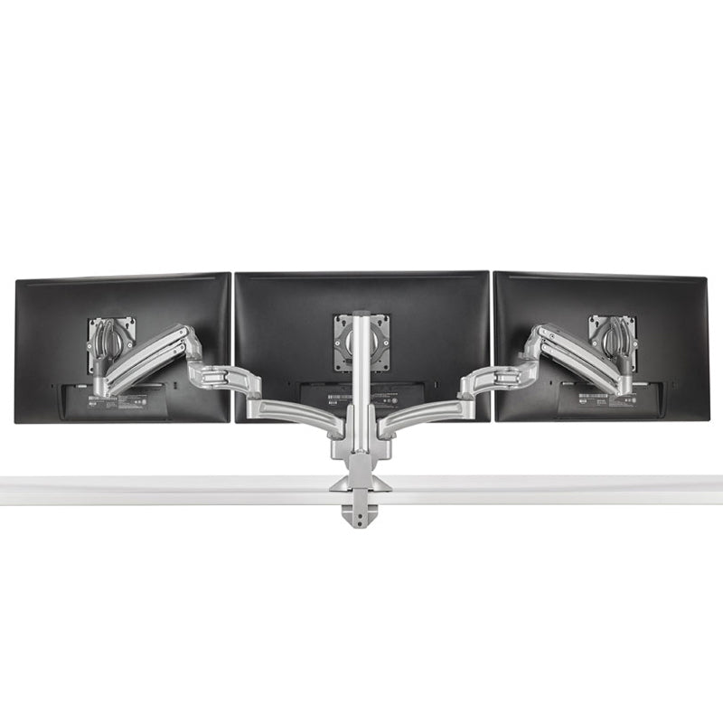 Chief Kontour Slim Dynamic Column Desk Mount, 3 Monitors, Silver, KXC330S