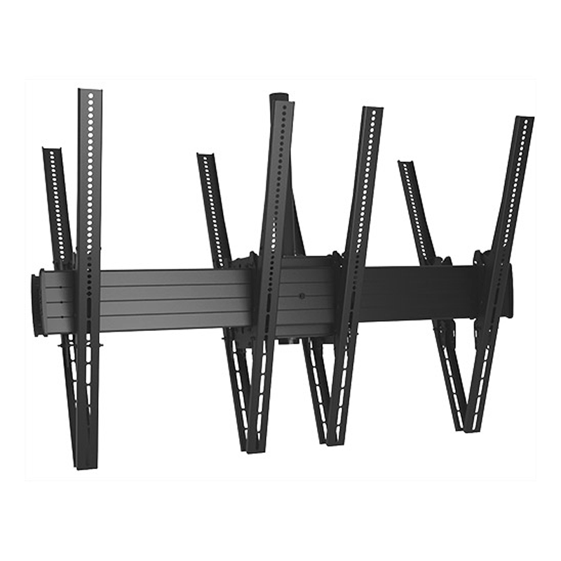 Chief FUSION Menu Board Ceiling Mount LCB2X1UP, multi-display wall mount in folded configurations