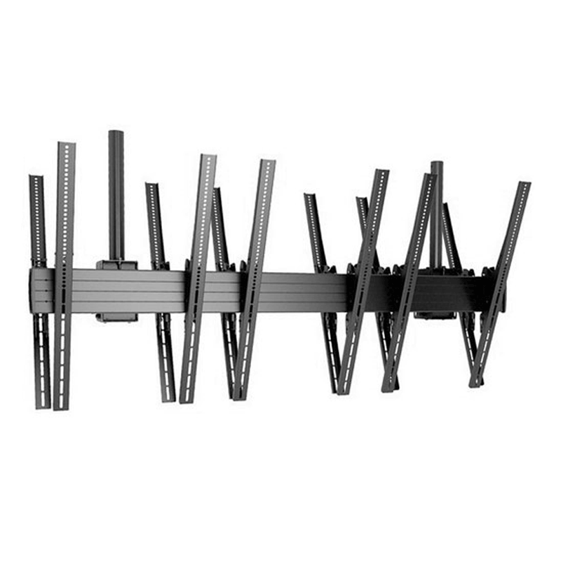 Chief FUSION Menu Board Ceiling Mount LCB3X1UP, flat-panel mounting system in multiple folded and extended configurations