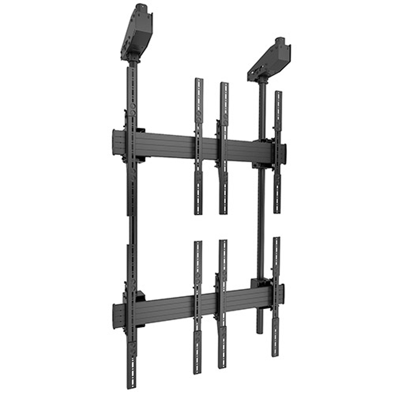 Chief FUSION Large Video Wall Ceiling Mount LCM2X2UP, multi-display floor stand rear view