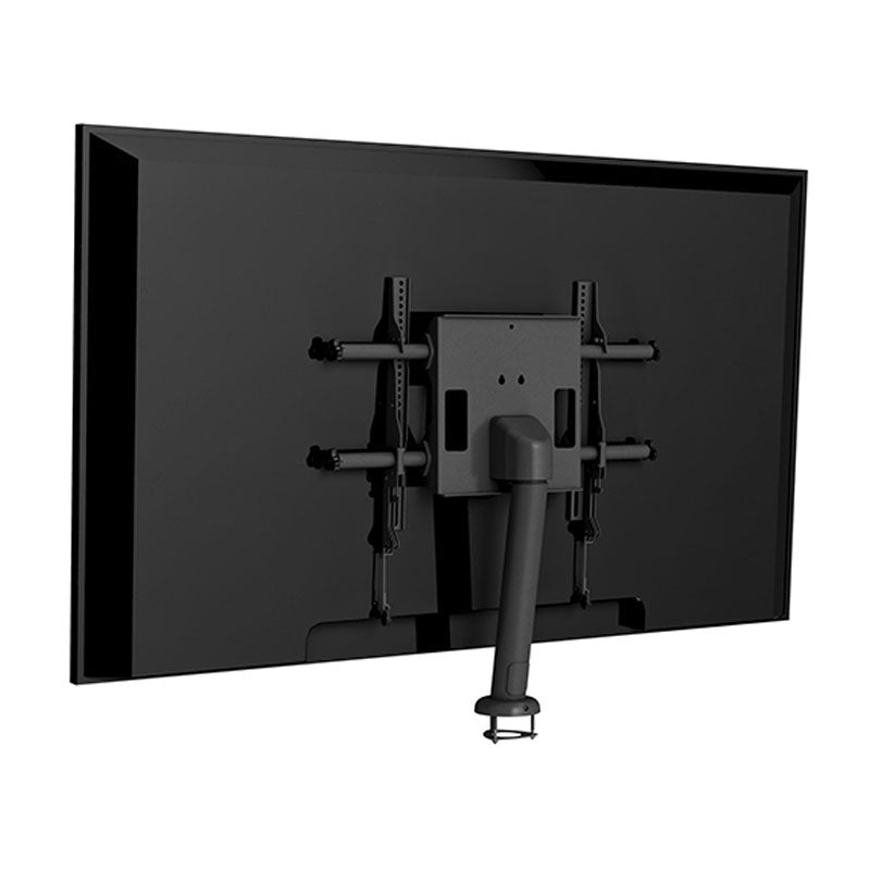 Chief Large Fusion Swivel Bolt Down Table Stand LDB1U, desktop monitor mount rear view