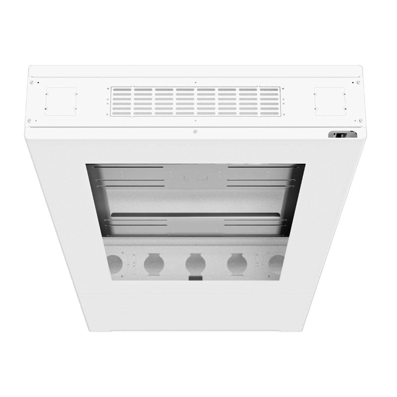 Chief Impact Floor Kiosk LF47UWP-B2B, outdoor display enclosure underside and ventilation view