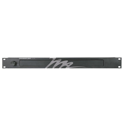Middle Atlantic Retractable Rackmount Light Shelf LT-1R, rackmount media player front view