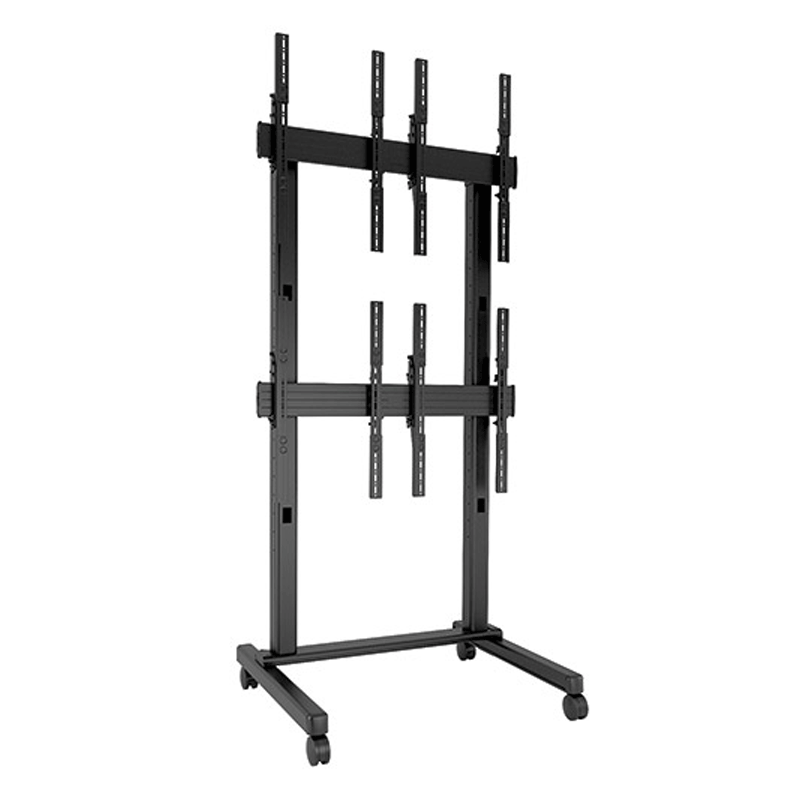 Chief FUSION 2x2 Micro Adjustable Portrait Video Wall Cart LVM2X2UP
