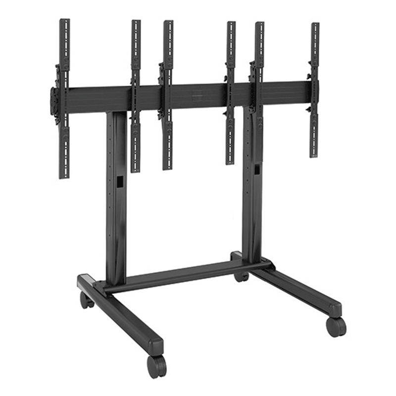 Chief FUSION 3x1 Micro Adjustable Portrait Video Wall Cart LVM3X1UP